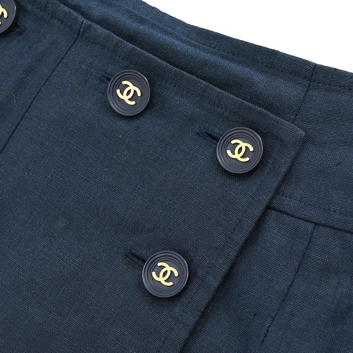 Chanel Spring 1994 CC-button pencil skirt #36