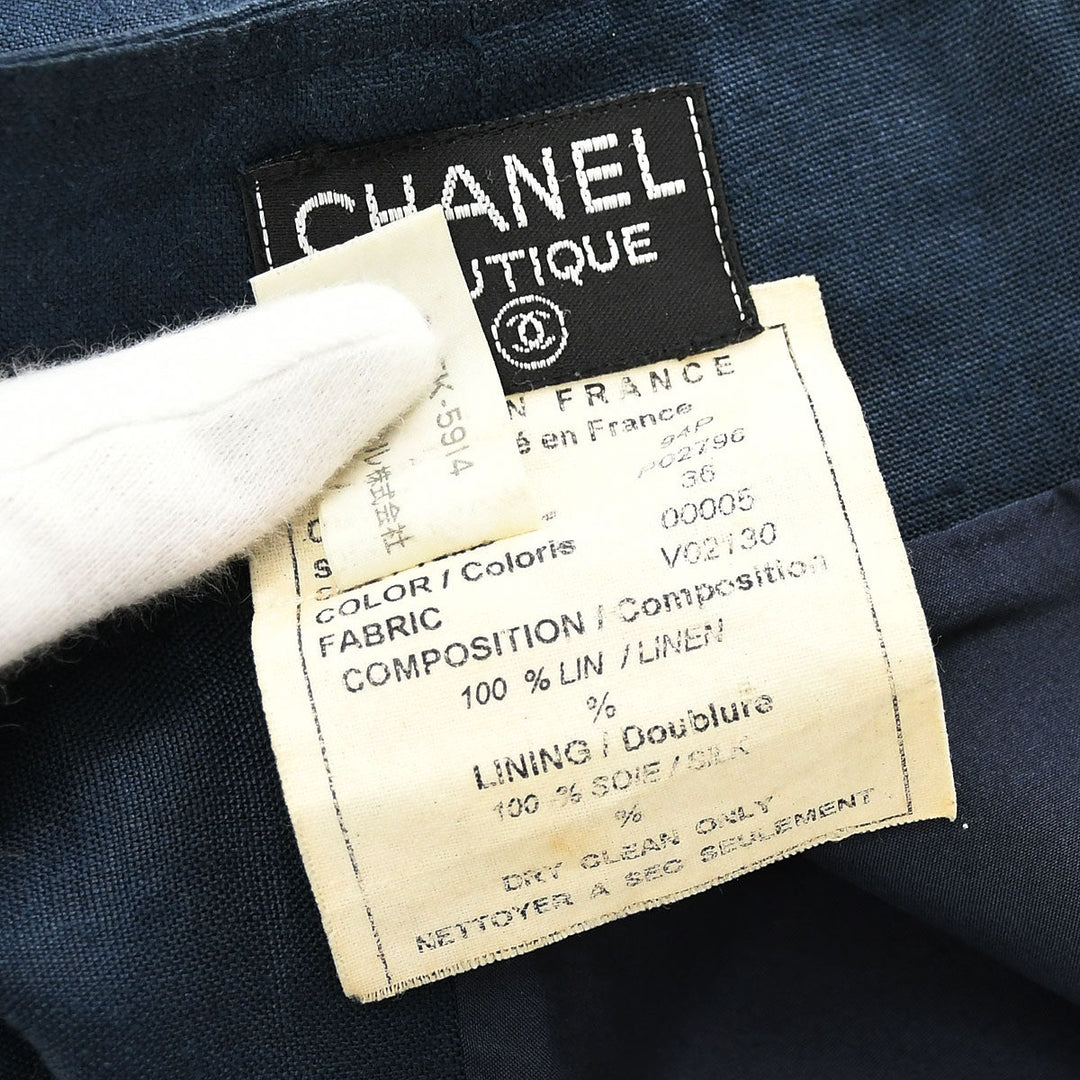 Chanel Spring 1994 CC-button pencil skirt #36 – AMORE Chanel Spring 1994 CC-button pencil skirt #36 – AMORE