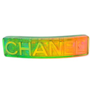 Chanel 1997 Rainbow Lucite Hair Clip Barrette