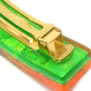 Chanel 1997 Rainbow Lucite Hair Clip Barrette