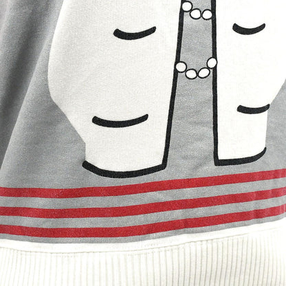 CHANEL 2001 Fall Mademoiselle-print sweatshirt #34