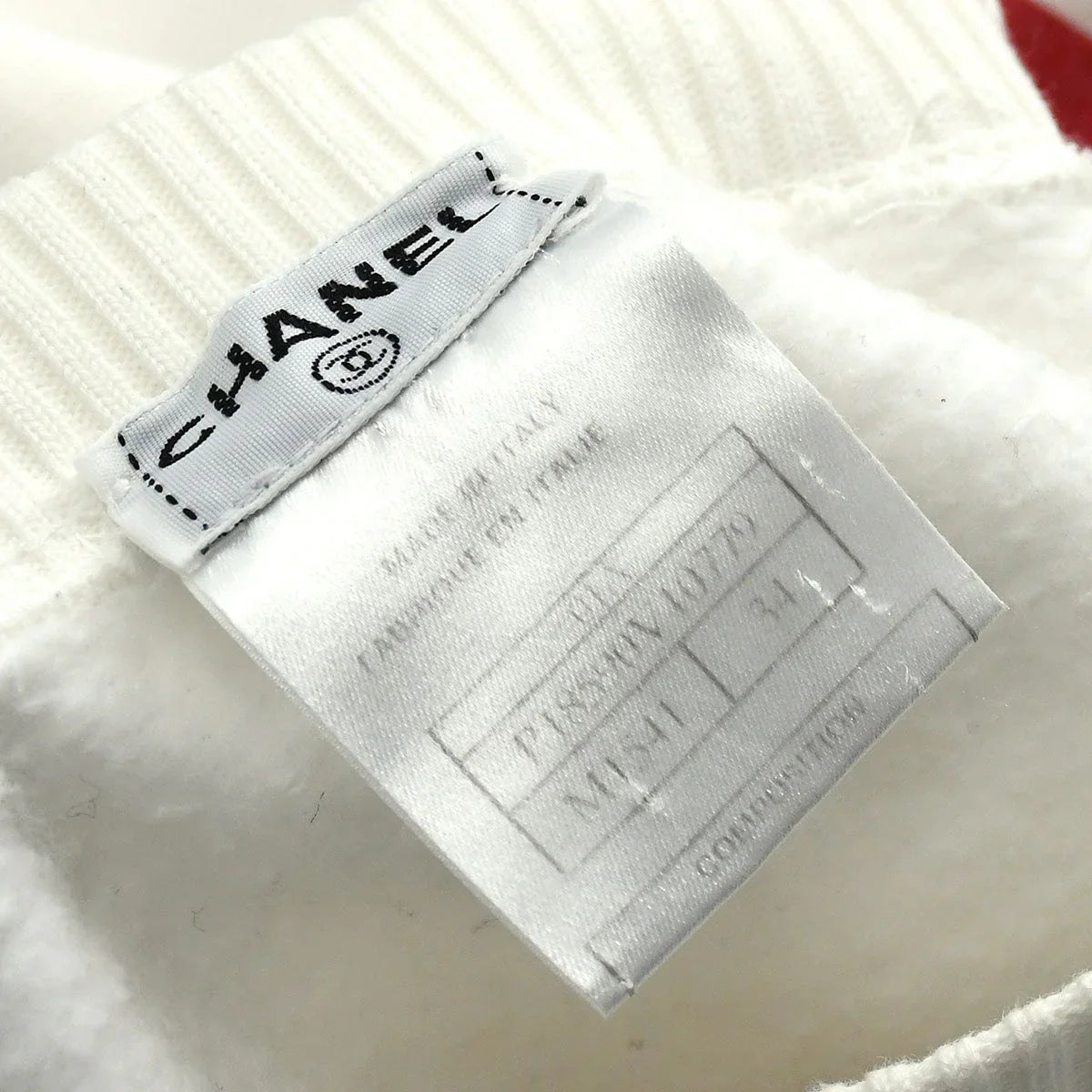 CHANEL 2001 Fall Mademoiselle-print sweatshirt #34