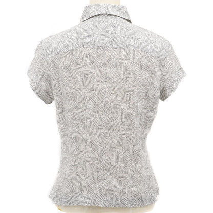 Chanel 1999 Spring Rue Cambon print shirt #38