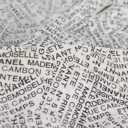 Chanel 1999 Spring Rue Cambon print shirt #38