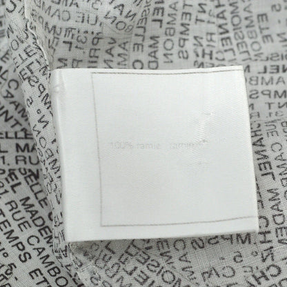 Chanel 1999 Spring Rue Cambon print shirt #38