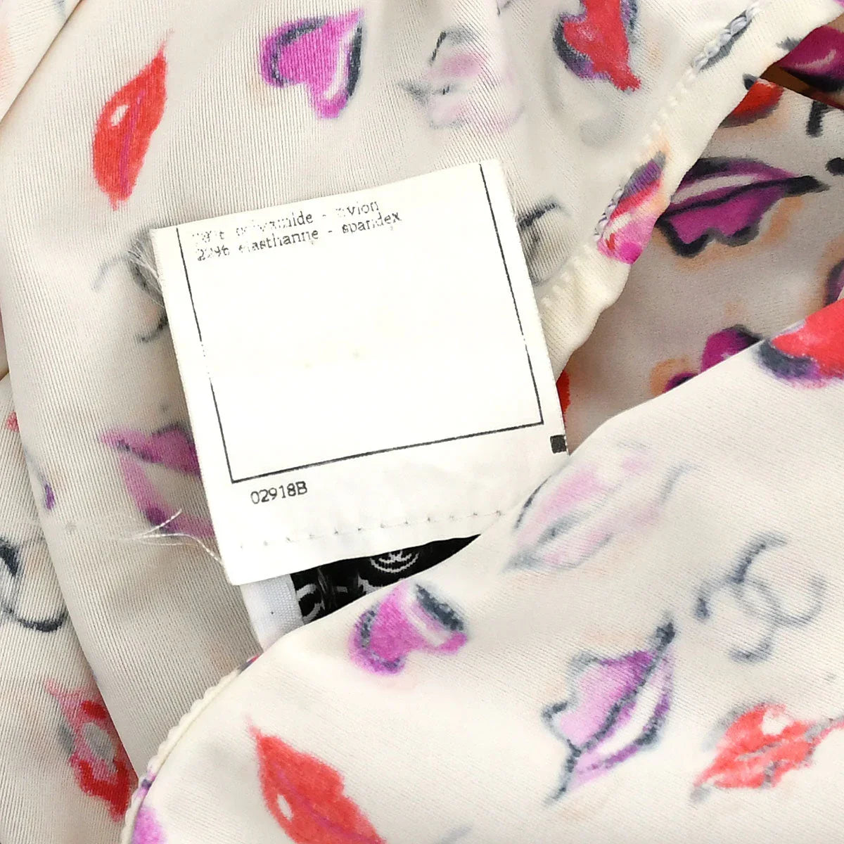 Chanel 1995 Spring Lip Print Cropped Top #44