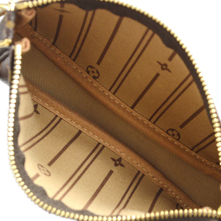 LOUIS VUITTON Monogram Mini Pochette Accessoires T & B M60153 Pouch from  Japan