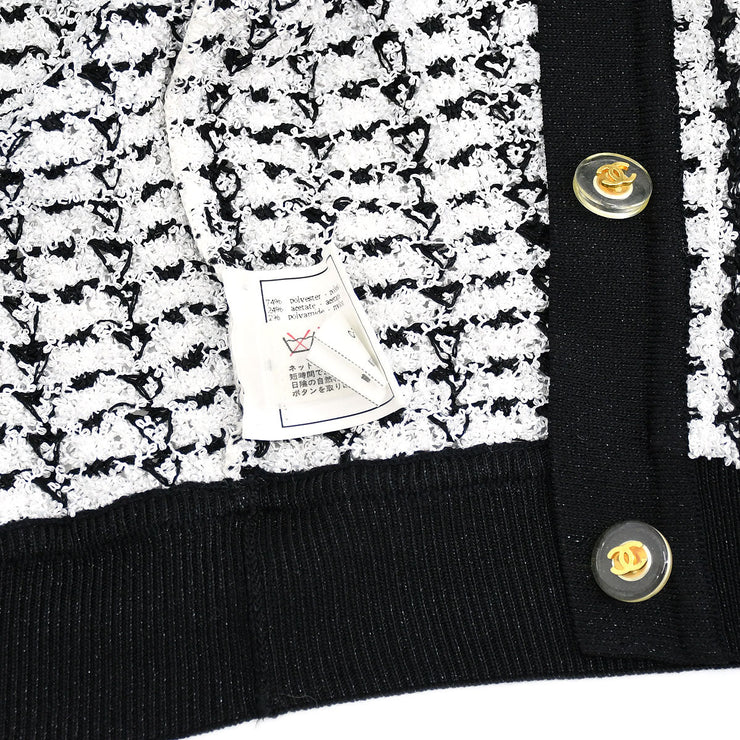 Chanel 1997 Spring short-sleeved tweed cardigan #42