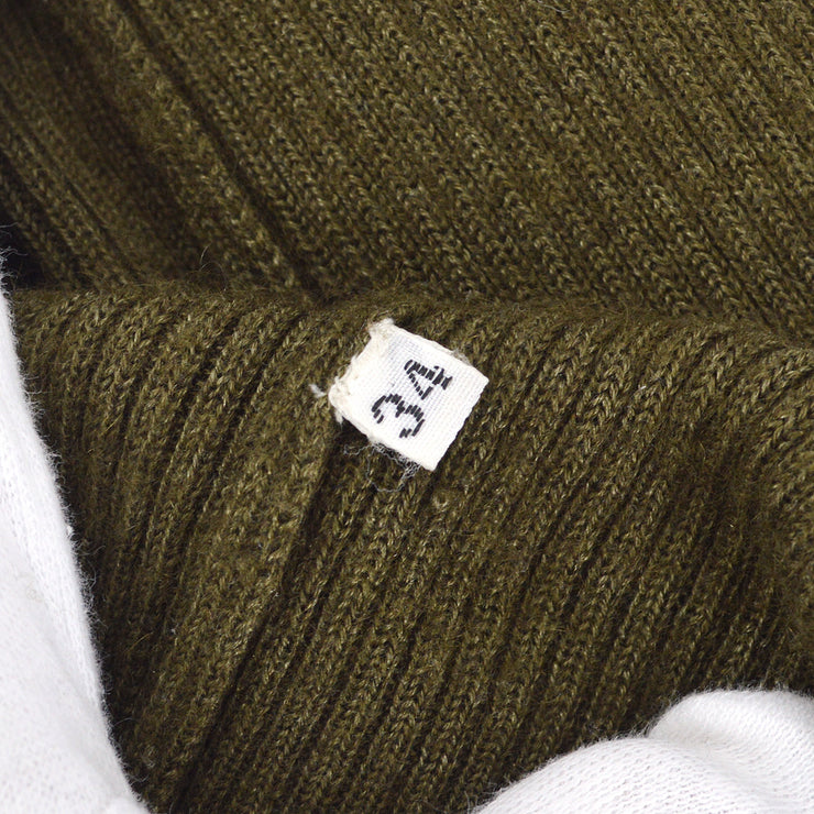CHANEL 1994 Fall CC-button rib-knit top #34