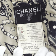 CHANEL 1993 Spring double-breasted bouclé jacket #42