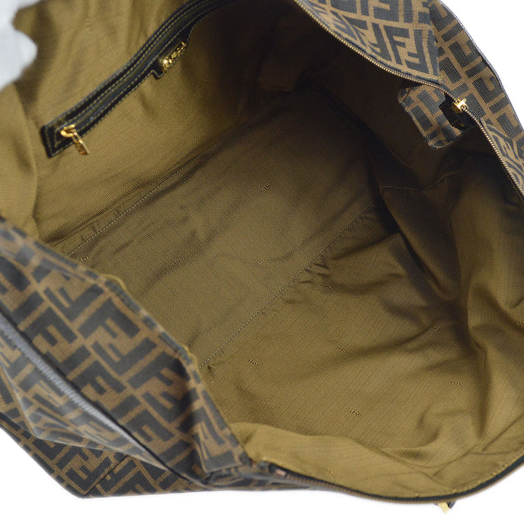 FENDI 1980s Zucca Boston 50 Brown