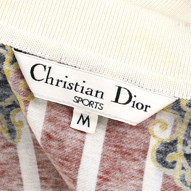 Christian Dior 1990s Sports coat of arms logo polo shirt #M