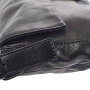 FENDI 2000s Baguette Medium Black Napa leather