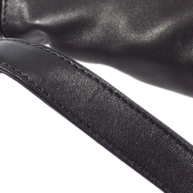 FENDI 2000s Baguette Medium Black Napa leather