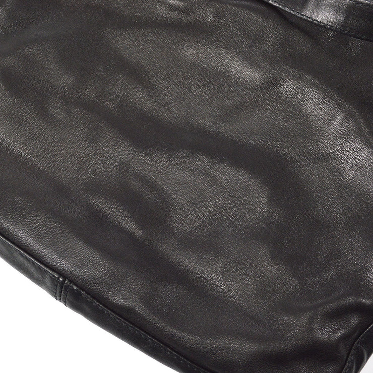 FENDI 2000s Baguette Medium Black Napa leather