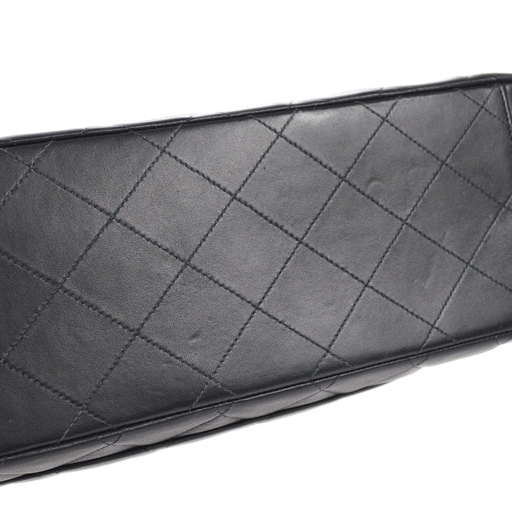 CHANEL 1991-1994 Classic Flap Maxi Black Lambskin