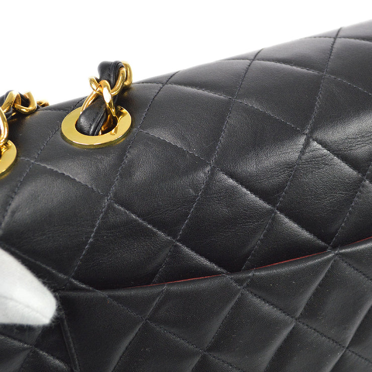 CHANEL 1991-1994 Classic Flap Maxi Black Lambskin