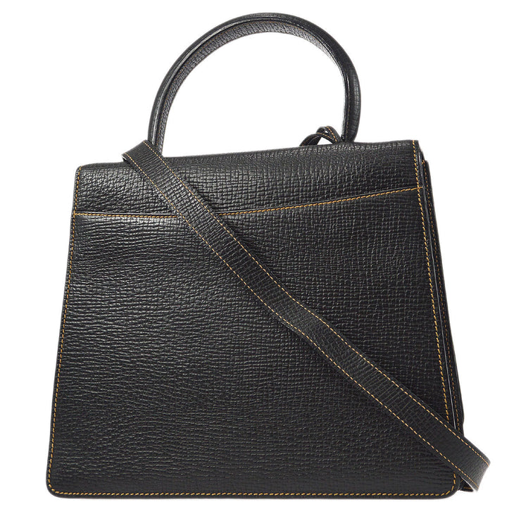 LOEWE Barcelona 2way Shoulder Handbag Black