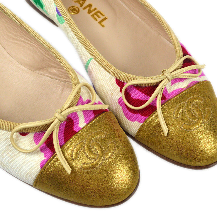 CHANEL Floral ballerinas Shoes #37 1/2 – AMORE Vintage Tokyo