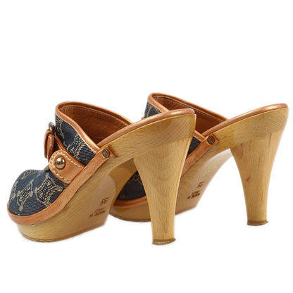 Celine 2000s Paris Macadam Mules Shoes #35