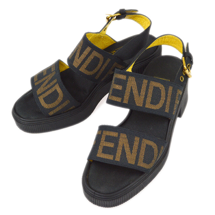 Yellow fendi sandals Clearance