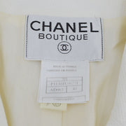 Chanel 1998高夏のノッチラペルボタン付きブレザー＃40