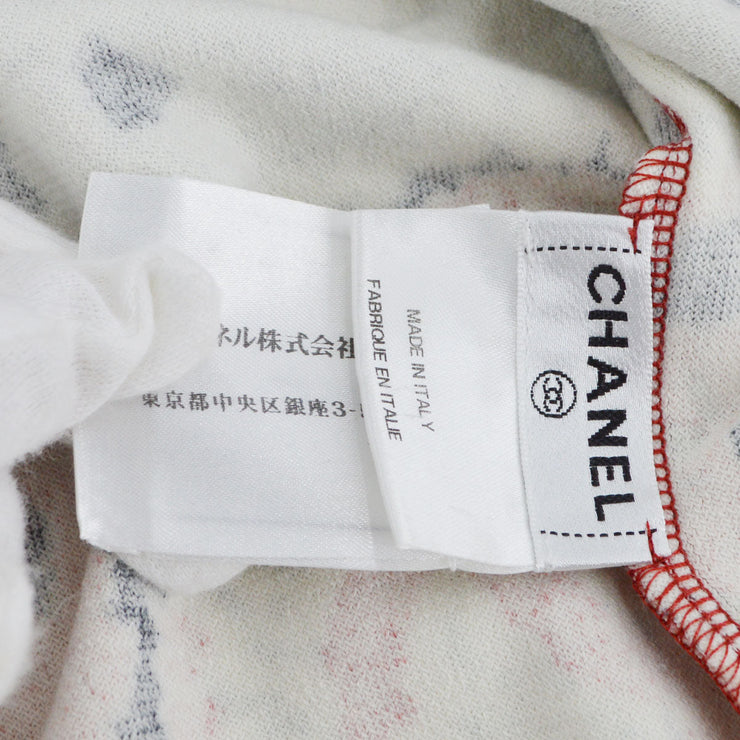 Chanel 2009 Spring Sports line patchwork print collarless jacket #40