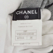 Chanel 2009 Spring CC stitch ribbed short-sleeved dress #36
