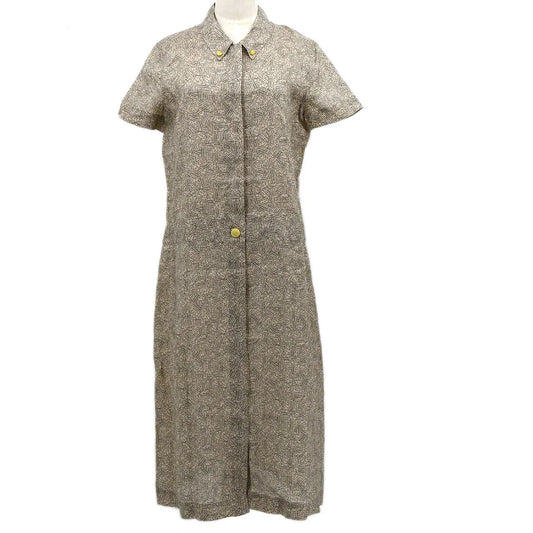 Chanel 1999 Spring Cambon-print shirt dress #42