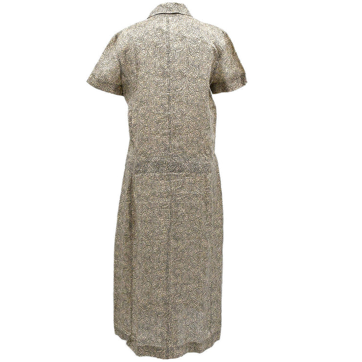 Chanel 1999 Spring Cambon-print shirt dress #42