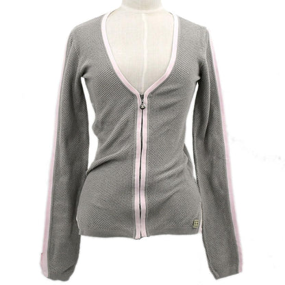 Chanel 2003 Spring Sports Line zip-front top #34