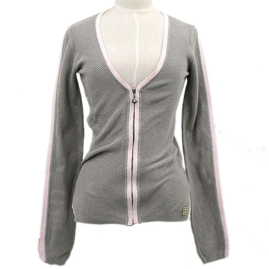 Chanel 2003 Spring Sports Line zip-front top #34