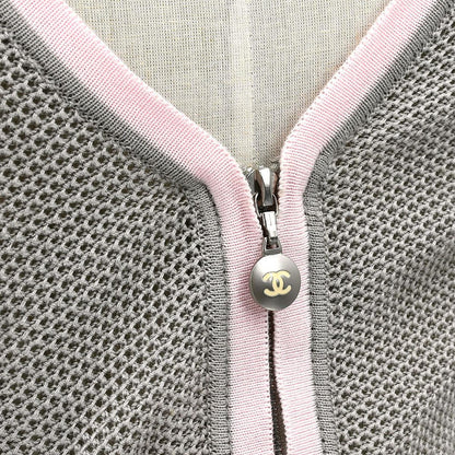 Chanel 2003 Spring Sports Line zip-front top #34