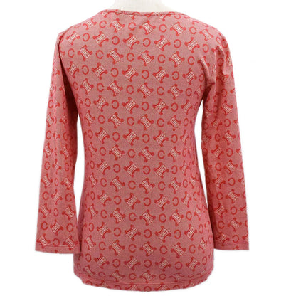 Celine 2000s C Macadam three-quarter sleeved top #L