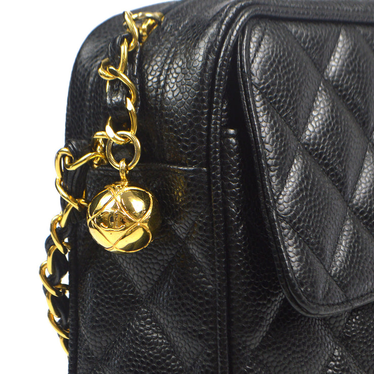 Chanel 1991-1994 Pocket Camera Bag Large Black Caviar – AMORE