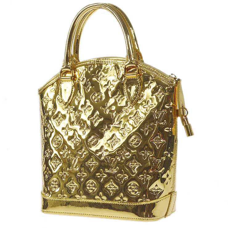 Louis Vuitton Limited Edition Monogram Miroir Lockit Satchel, Louis Vuitton  Handbags
