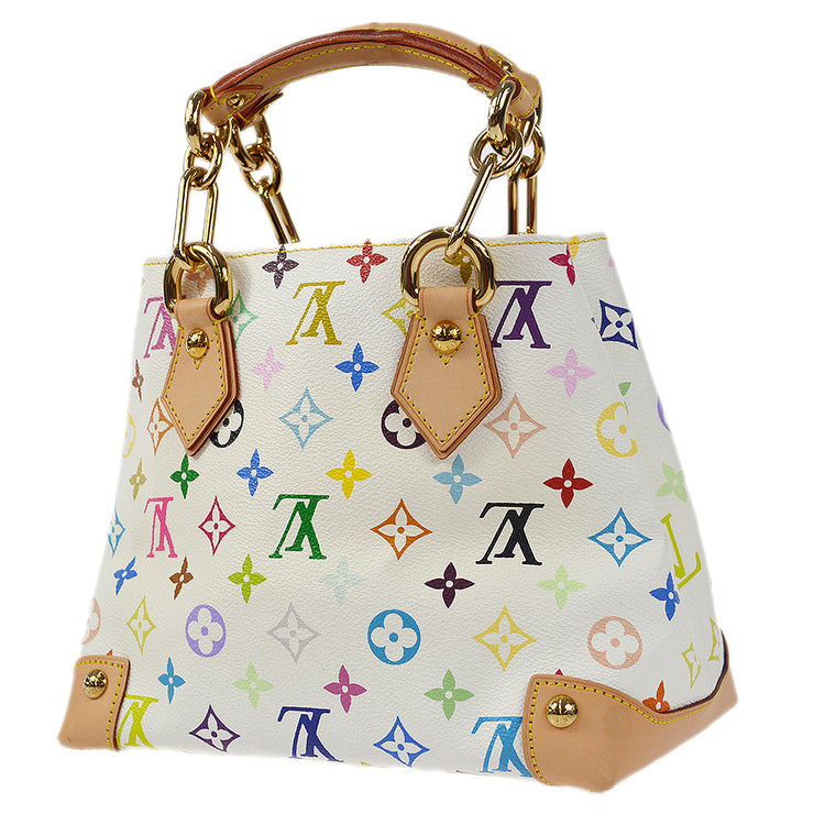 Louis Vuitton, Bags, Louis Vuitton Ursula Large Handbag Blanc Monogram  Multi Color White