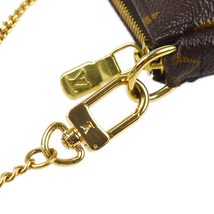 Louis Vuitton T&B Mini Pochette Accessoires Handbag Monogram M60153 FL4057  87782