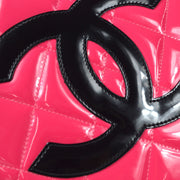 Chanel 1994-1996 Round Vanity Handbag Pink