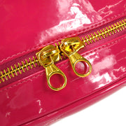 Chanel 1994-1996 Round Vanity Handbag Pink