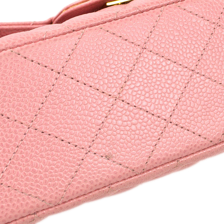 CHANEL 2004-2005 Medium Classic Double Flap Bag Pink Caviar – AMORE Vintage  Tokyo