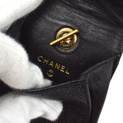 Chanel 1990s Belt with Multi Bags Black Caviar #80