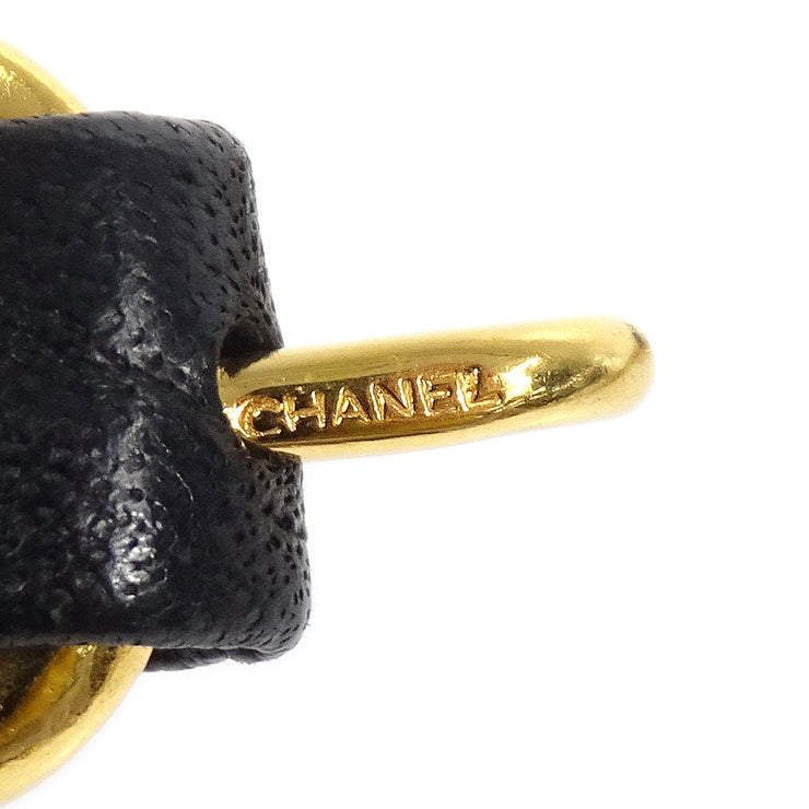 Chanel 1980s Gold & Black Chain Belt