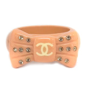 CHANEL 2002 Spring Bow Ring #6.5 02P
