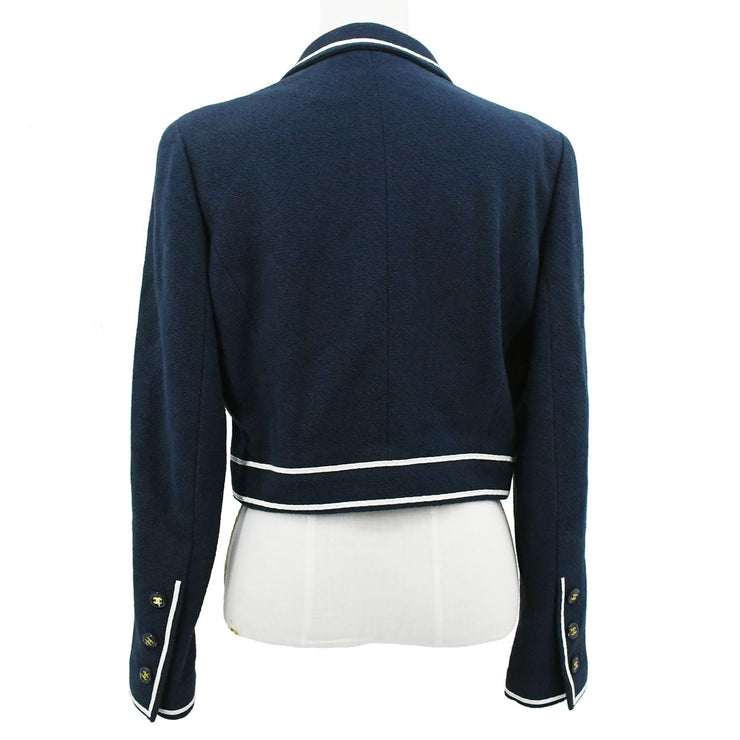 Chanel 1995 Spring CC-Buttons Corcon Cropped Jacket＃44