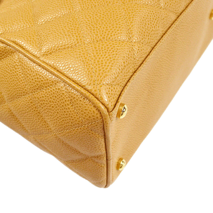 Lot - CHANEL Caviar Leather Grand Shopper Tote (GST) Bag