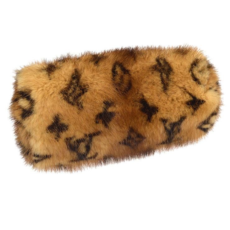 A LES EXTRAORDINAIRES MONOGRAM MINK & ALLIGATOR MINI PAPILLON