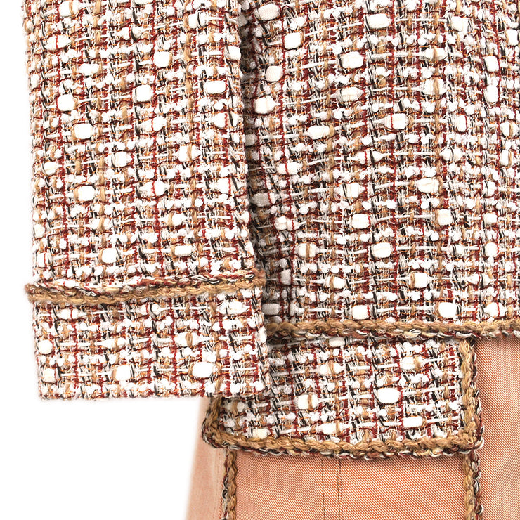 Chanel 2006 Spring Paneled Tweed Minidress＃38