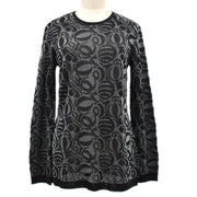Chanel 1998 Spring Abstract-Pattern Long-Sleeve Rayon Top＃38