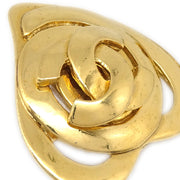 Chanel 1995 Heart Earrings Clip-On Gold 95P
